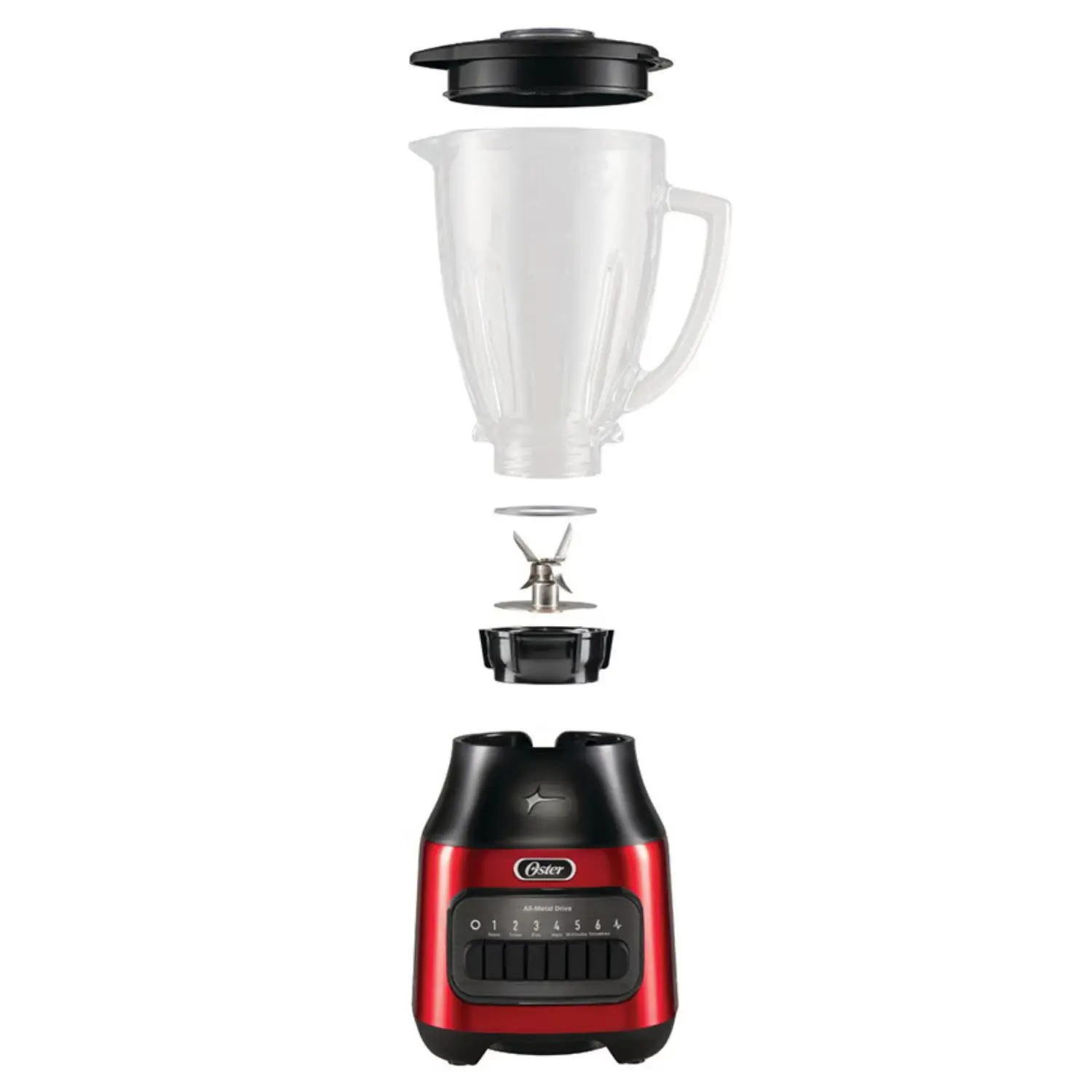 LICUADORA OSTER BLSTPEG-CPB-053 15L ROJO - Imagen 3