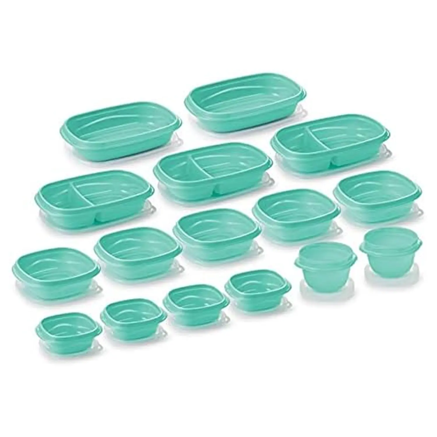 CONTENEDORES DE ALIMENTOS RUBBERMAID SET 16 PIEZAS - Imagen 4