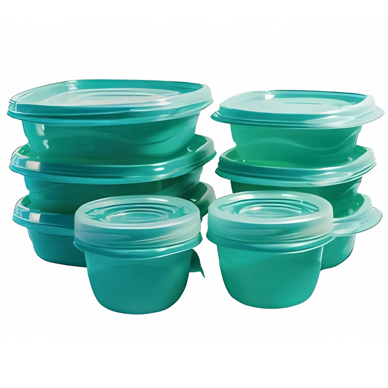 CONTENEDORES DE ALIMENTOS RUBBERMAID SET 16 PIEZAS