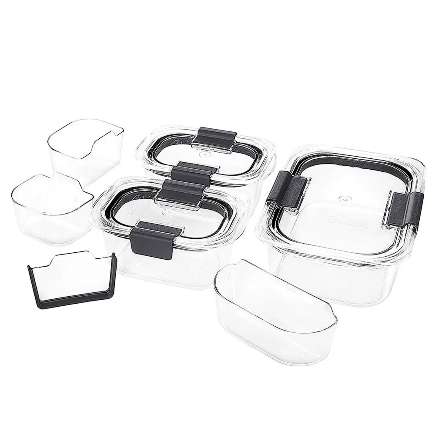 3 RECIPIENTES DE ALMACENAMIENTO DE ALIMENTOS BRILLIANCE, KIT DE 10 PIEZAS - Imagen 3