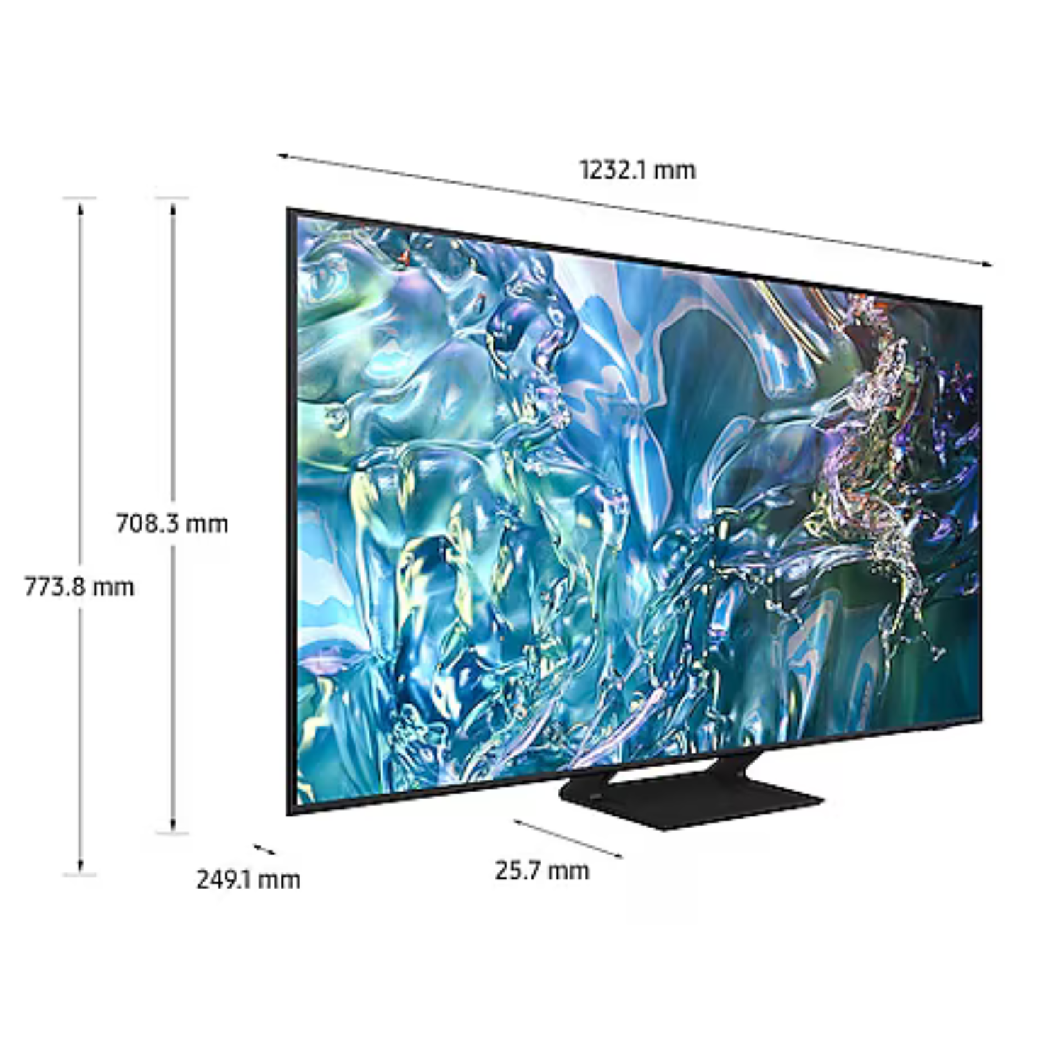 TELEVISOR SAMSUNG 55" QN55Q65DAGXPE QLED SMART TV 4K COLOR NEGRO 2024 CONTROL SOLAR - Imagen 4