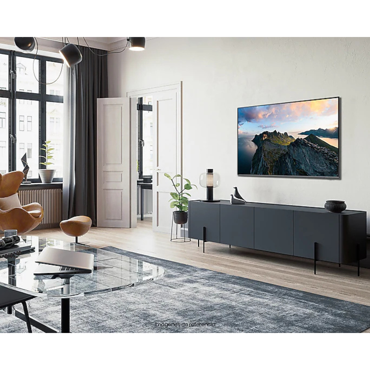 TELEVISOR SAMSUNG 85" QN85Q70DAGXPE QLED SMART TV 4K NEGRO 2024 - Imagen 4