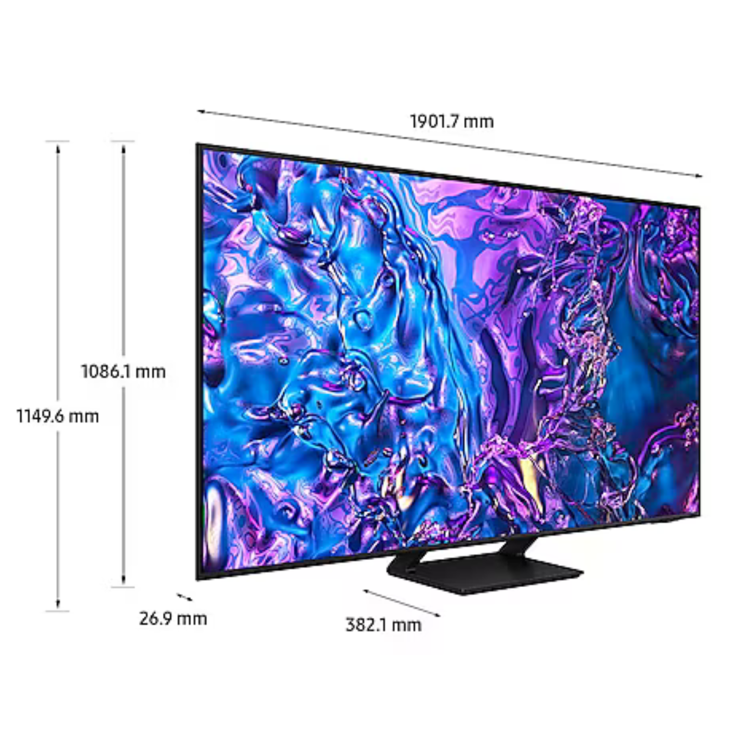 TELEVISOR SAMSUNG 85" QN85Q70DAGXPE QLED SMART TV 4K NEGRO 2024 - Imagen 3