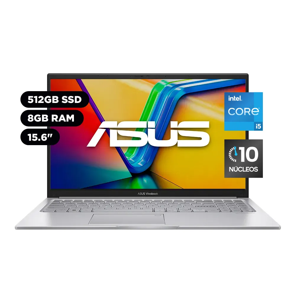 LAPTOP ASUS X1504ZA-NJ339W CORE I5-1235U 8GB RAM 512GB SSD COOL SILVER