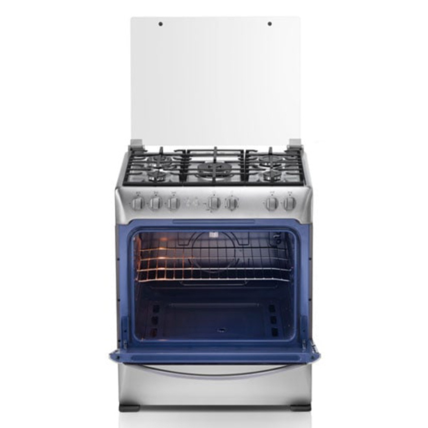 COCINA INDURAMA A GAS FIRENZE ZAFIRO 5 QUEMADORES CROMA - Imagen 7