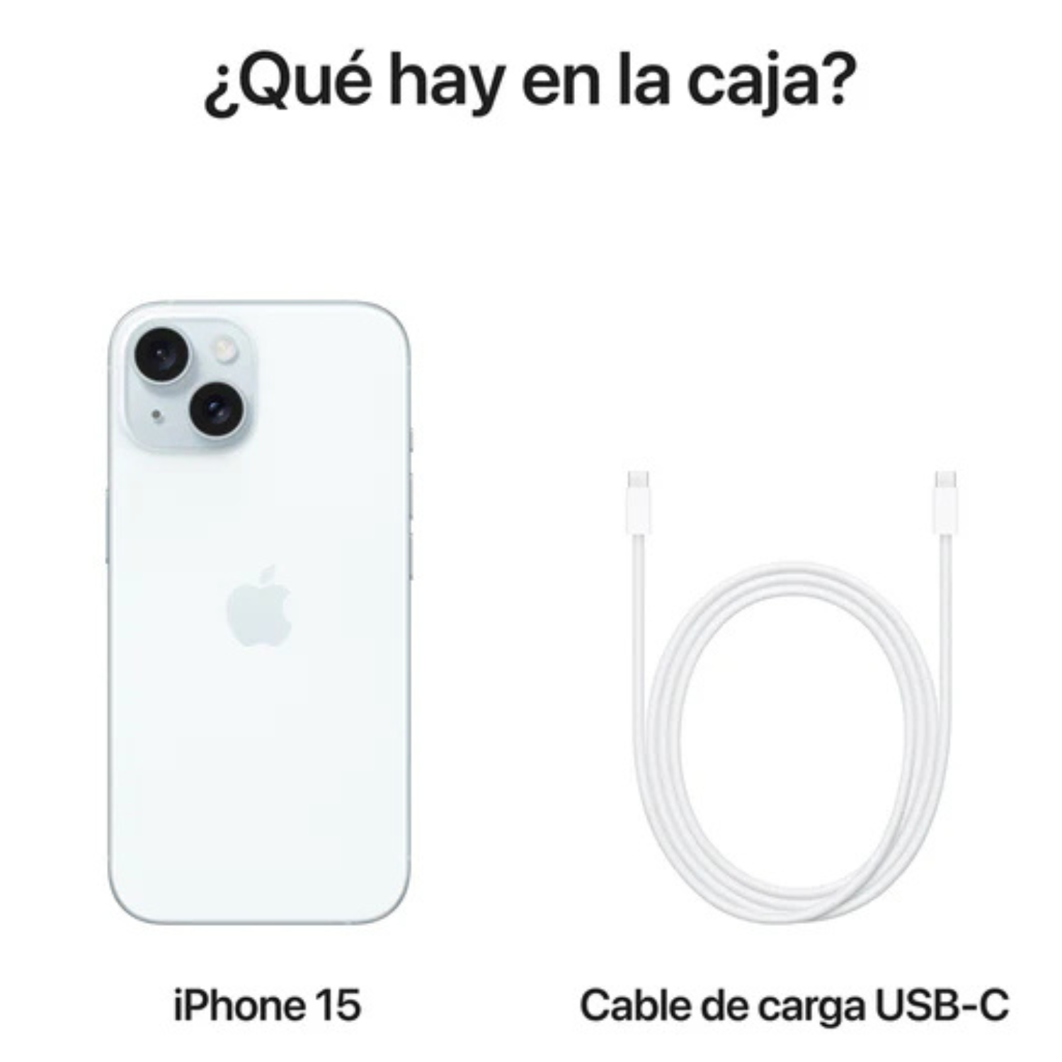 IPHONE 15 128GB AZUL CAMARA FUSION DE 48 MP CON CHIP A16 - Imagen 6