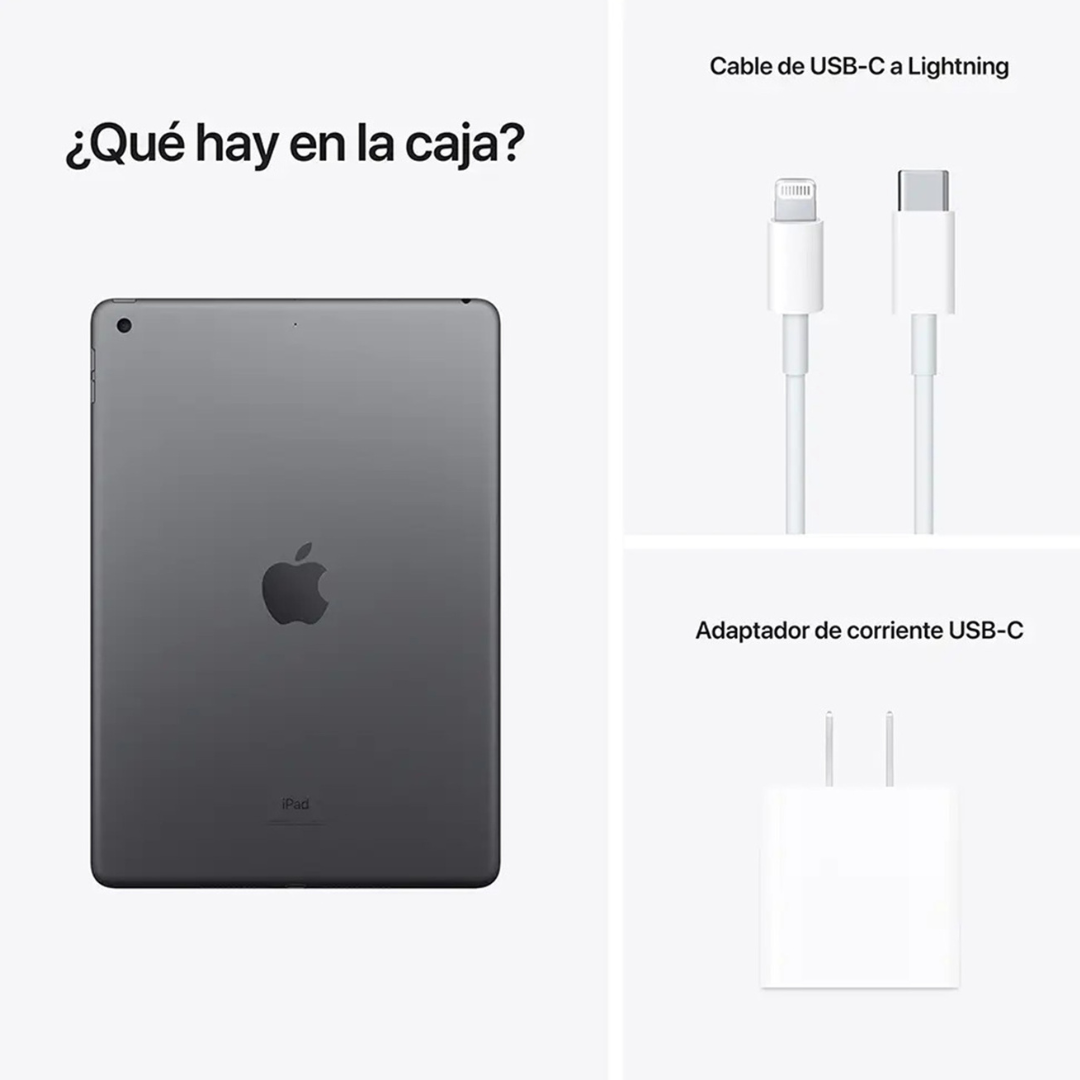IPAD A2602(MK2K3LL/A) (9NA GENERACIÓN) 2021 64GB WIFI 10.2″ RETINA GRIS ESPACIAL - Imagen 3