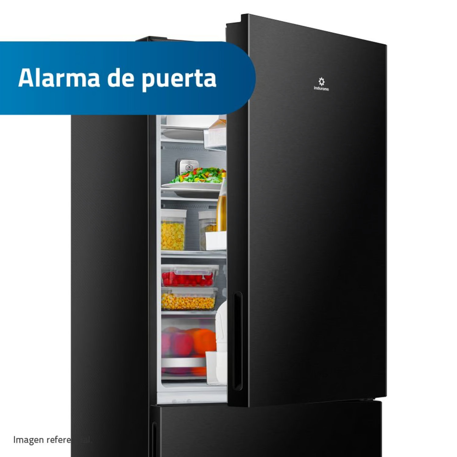 REFRIGERADORA INVERTIDA INDURAMA RI-698N NO FROST 404 LITROS BLACK - Imagen 8