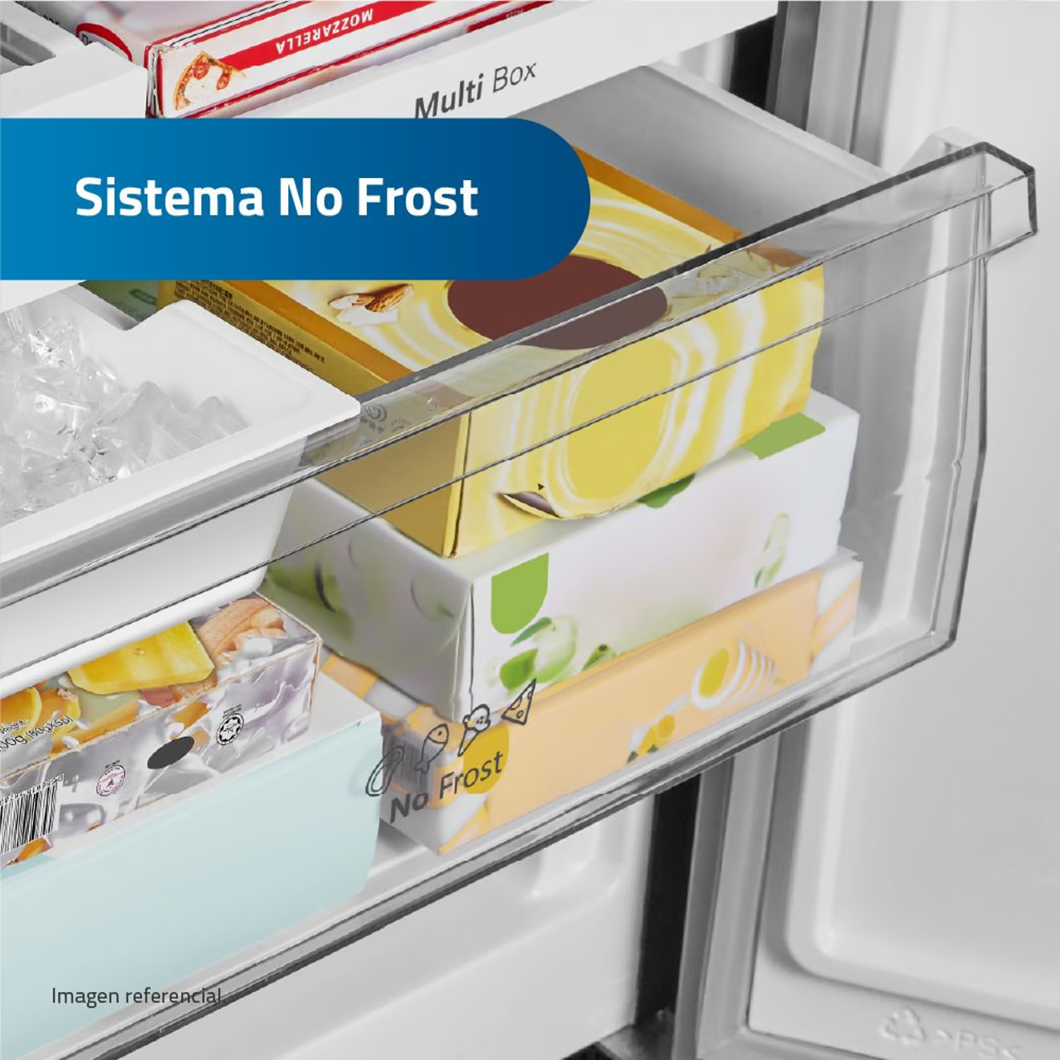 REFRIGERADORA INVERTIDA INDURAMA RI-698N NO FROST 404 LITROS BLACK - Imagen 6