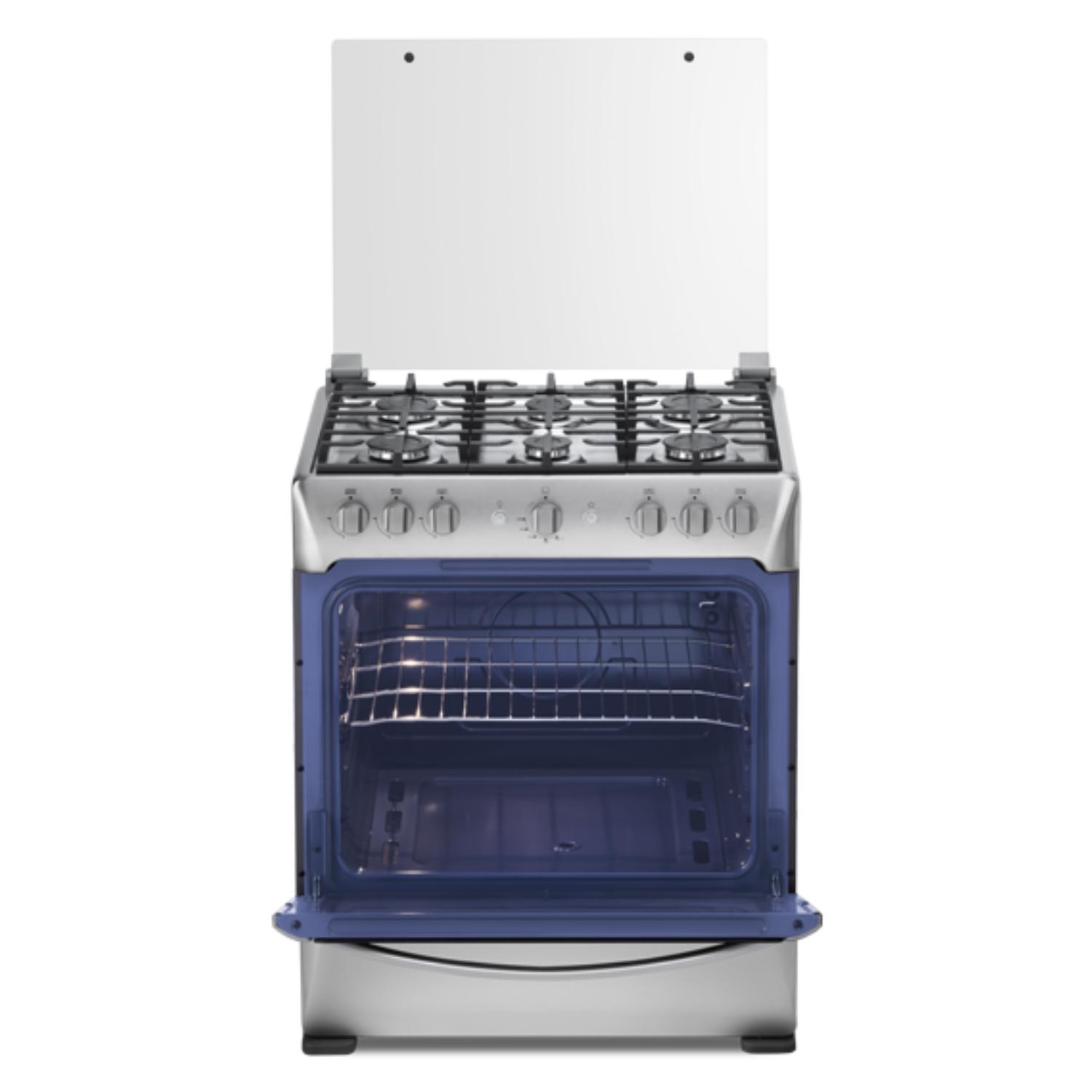 COCINA INDURAMA A GAS PARMA ZAFIRO 6 QUEMADORES CROMA - Imagen 4