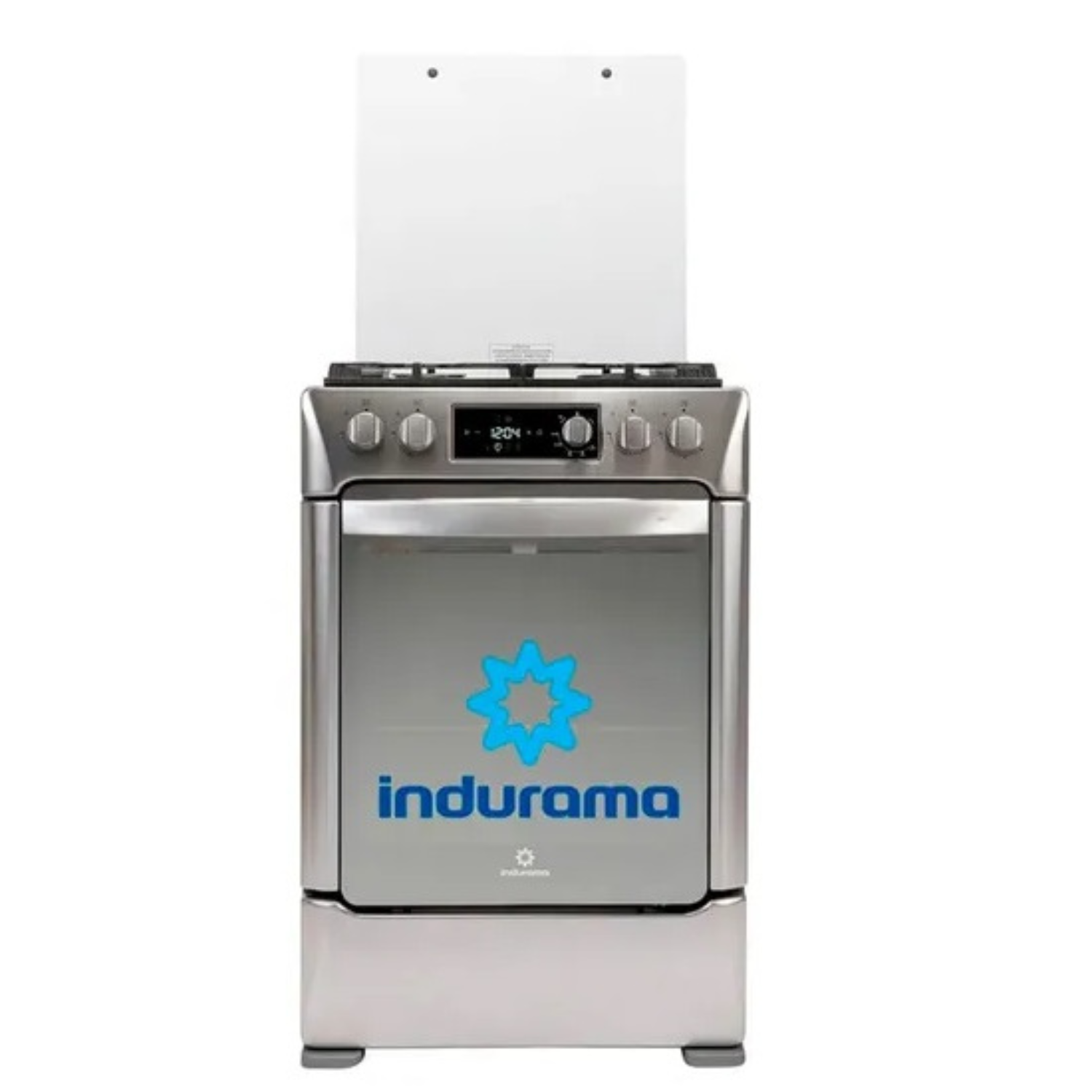 COCINA INDURAMA A GAS IBIZA ZAFIRO 4 QUEMADORES CROMA