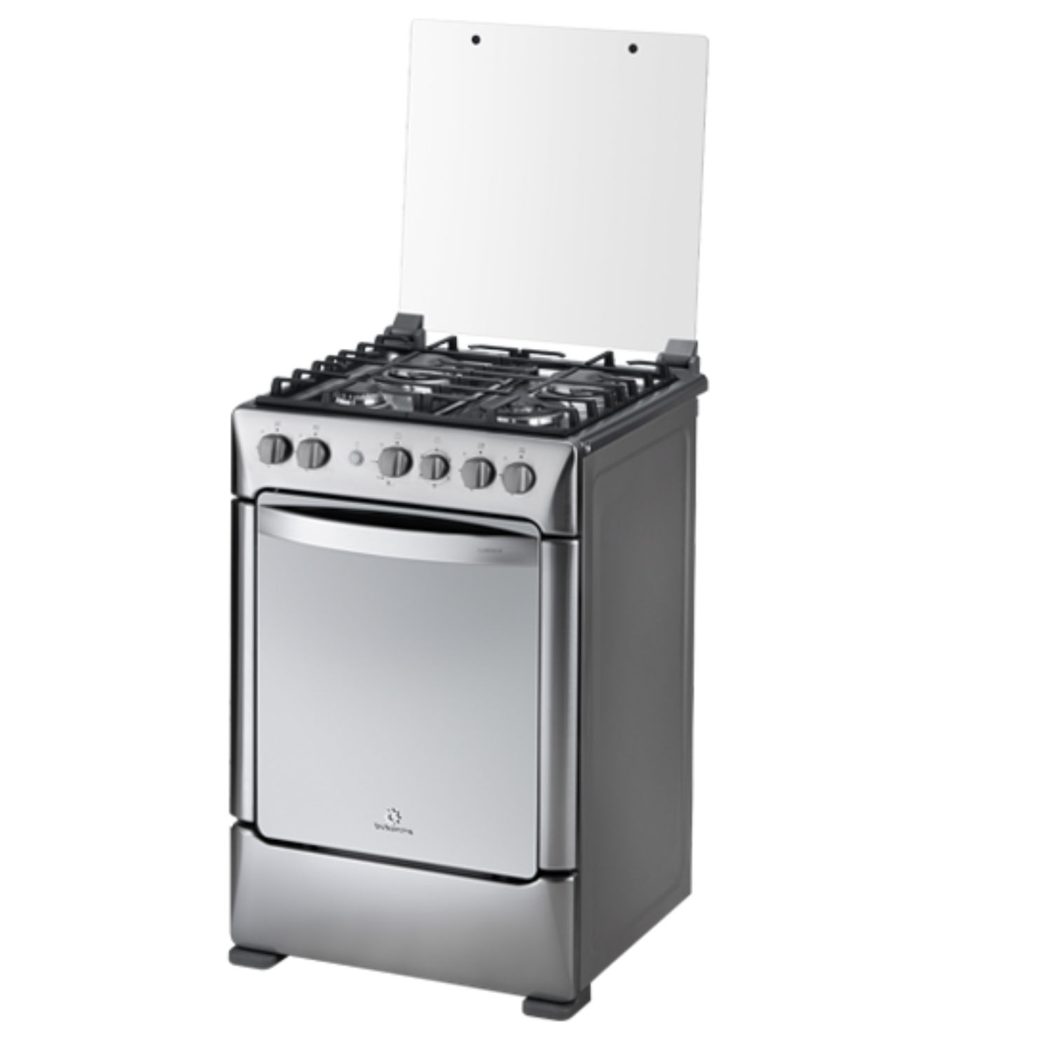 COCINA INDURAMA A GAS FLORENCIA ZAFIRO 4 QUEMADORES CROMA