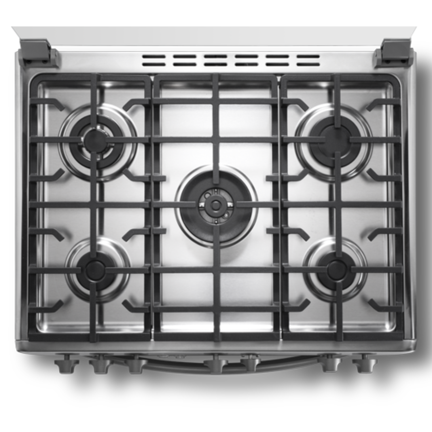 COCINA INDURAMA A GAS FIRENZE ZAFIRO 5 QUEMADORES CROMA - Imagen 4