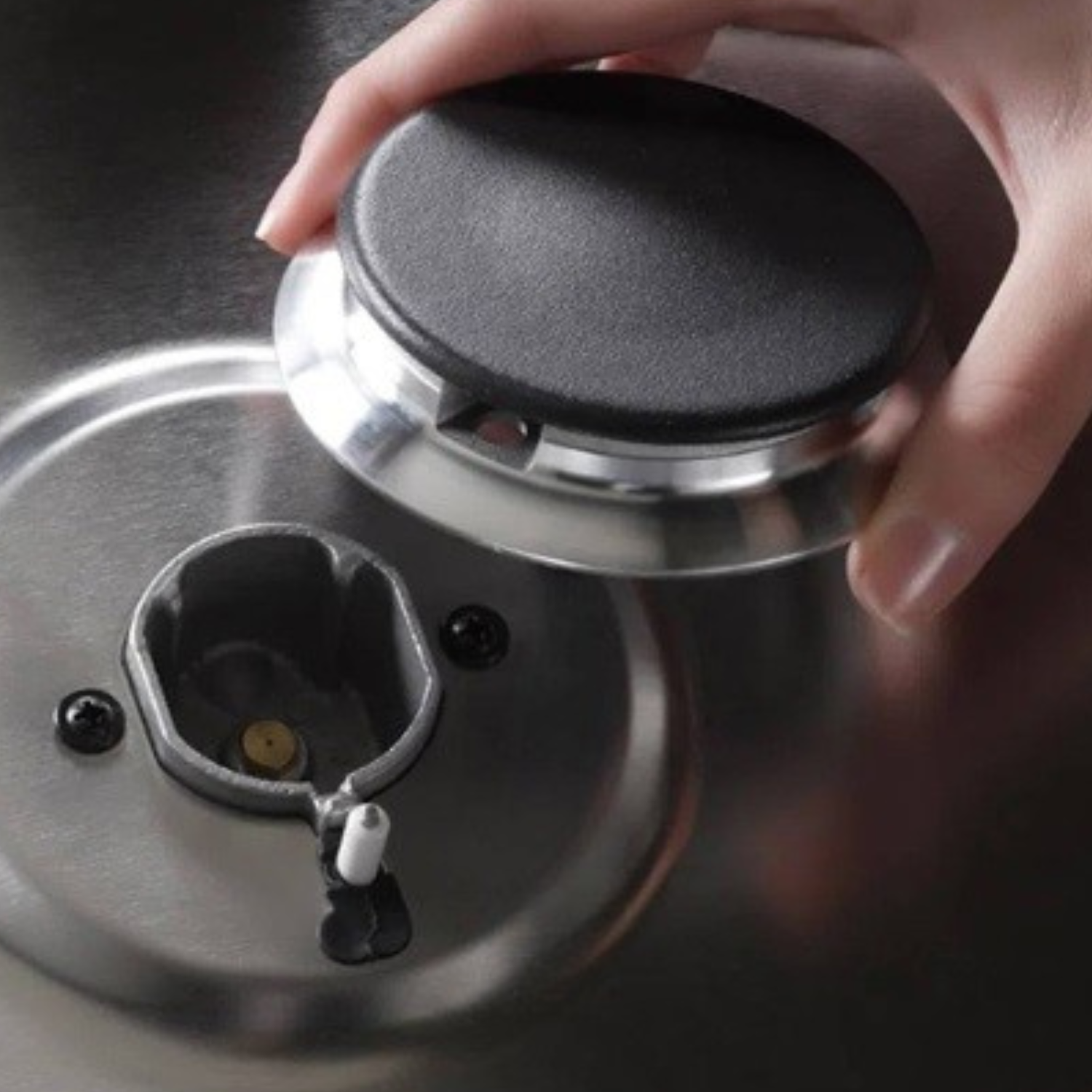 COCINA INDURAMA A GAS FONTANA 4 QUEMADORES CROMA - Imagen 4