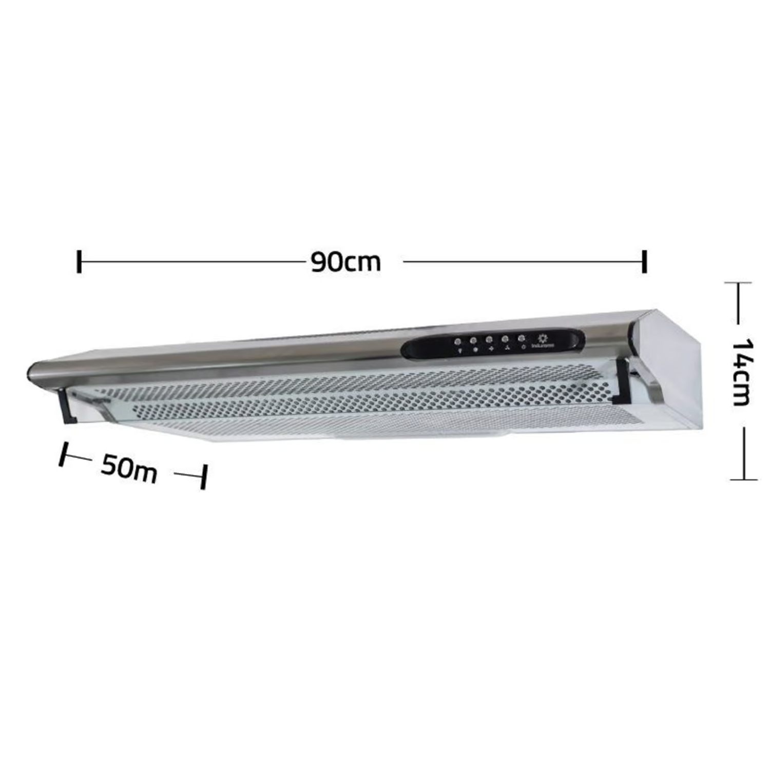 CAMPANA EXTRACTORA INDURAMA CEI-902CRP 480 M3/HR CROMA - Imagen 5