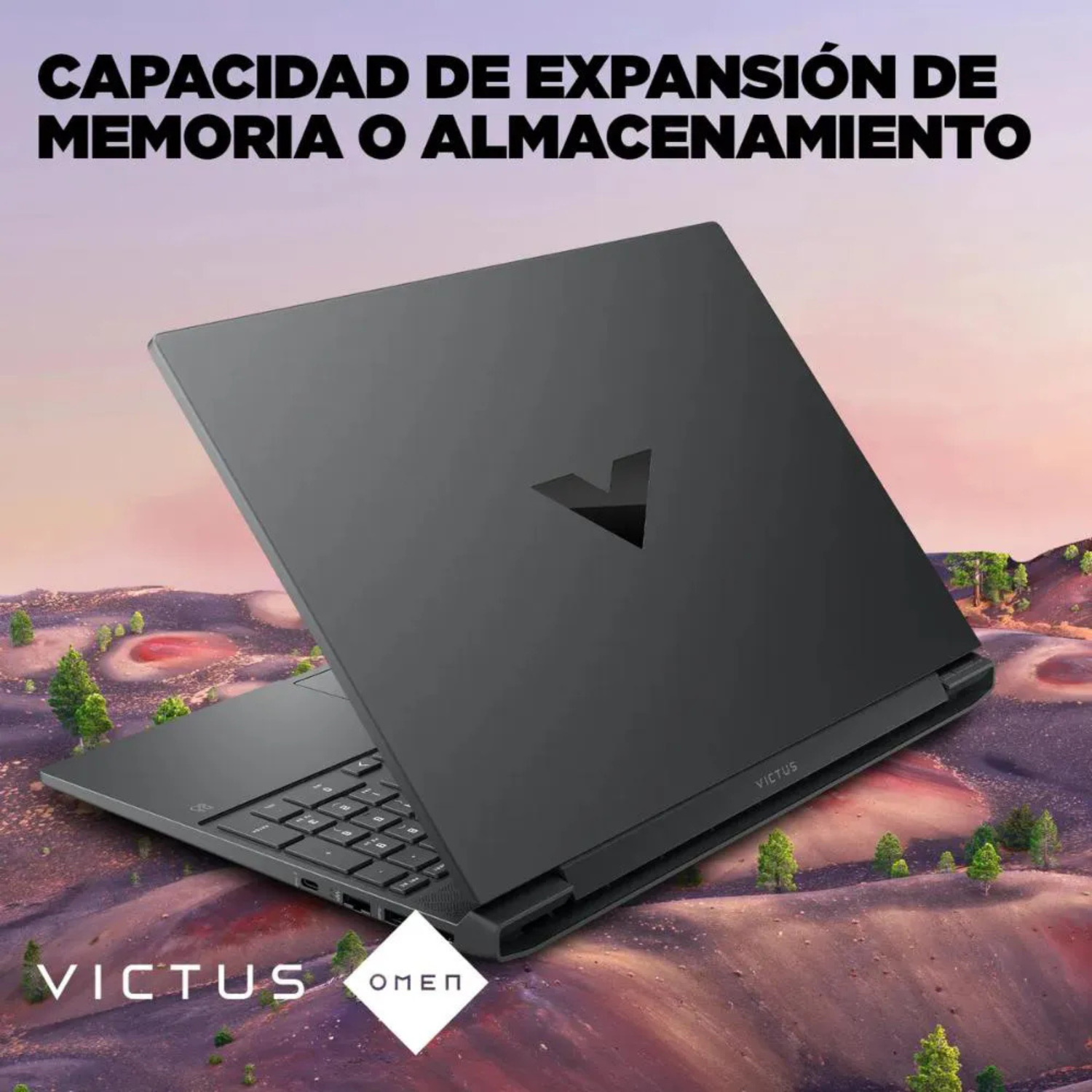 LAPTOP VICTUS GAMER HP 15-FB2002LA AMD Ryzen™ 5 8645HS 8 GB 512GB SSD NVIDIA® GeForce RTX™ 3050 6GB 15.6” FHD(1920 x 1080) 144 HZ WIN 11 4 CELL - Imagen 5