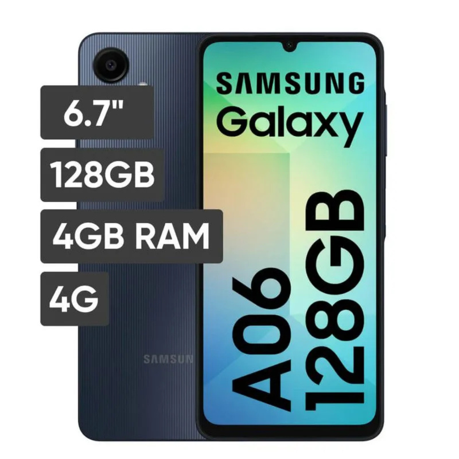 CELULAR SAMSUNG A06 4GB 128GB NEGRO
