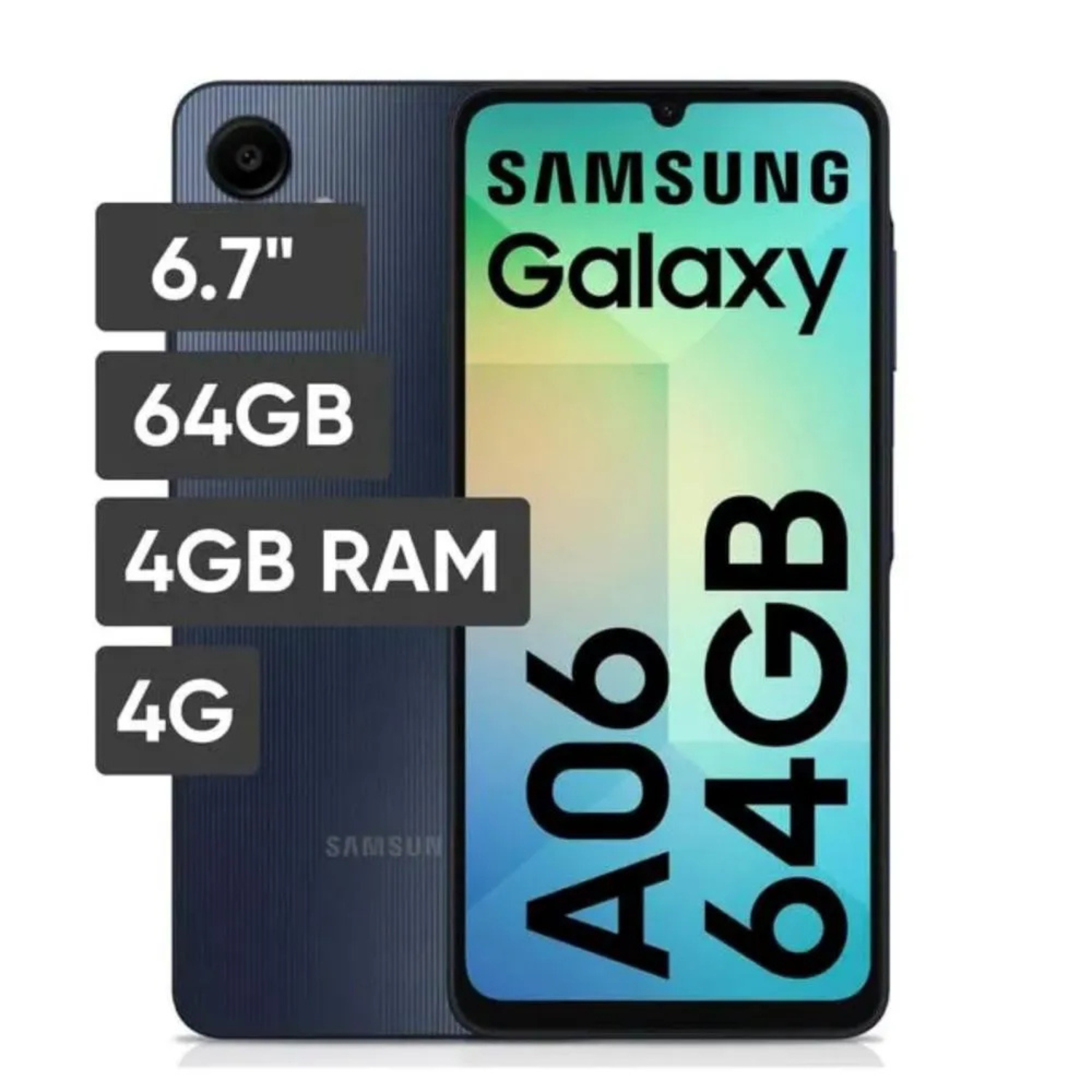 CELULAR SAMSUNG A06 4GB 64GB NEGRO