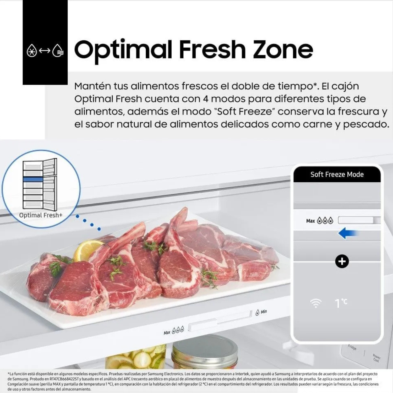 REFRIGERADORA SAMSUNG TOP MOUNT FREEZER NO FROST 384L CDISP RT38DG6730S9 SILVER - Imagen 9