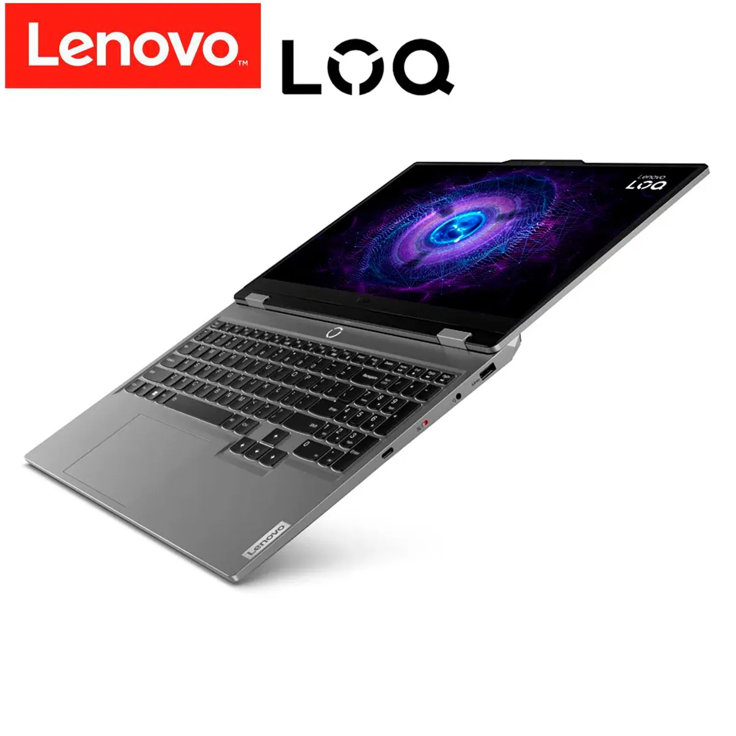 LAPTOP LENOVO LOQ 15IAX9(83GS000BLM) INTEL CORE I5-12450HX RAM 8GB DISCO SÓLIDO 512GB SSD NVIDIA GEFORCE RTX3050-6GB 15.6" FHD-144HZ LUNA GREY WIN 11 - Imagen 5