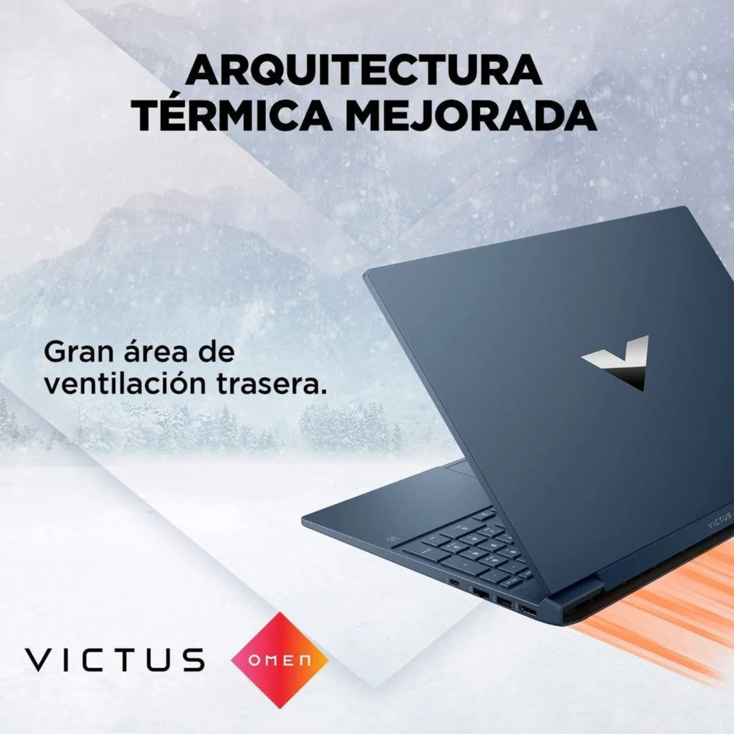 LAPTOP HP VICTUS 15-FA0007LA INTEL CORE I7-12650H RAM 16GB DISCO SÓLIDO 512GB SSD NVIDIA GEFORCE RTX3050-4GB 15.6" FHD AZUL INTENSO WIN 11 - Imagen 10